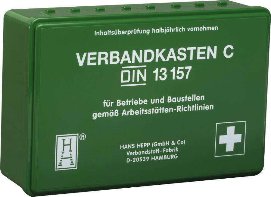 Verbandkasten DIN 13157 grün - Steinke Shop